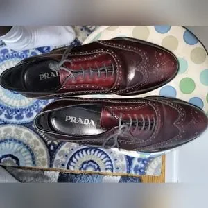 Prada | Shoes | Men Prada Size 95 Brown Special Edition  display picture 2